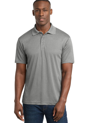 Sport-Tek® PosiCharge® RacerMesh® Polo. ST640 - Grey Heather | Sport-Tek