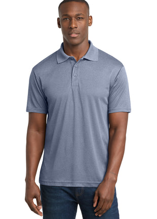 Sport-Tek® PosiCharge® RacerMesh® Polo. ST640 - True Navy Heather | Sport-Tek