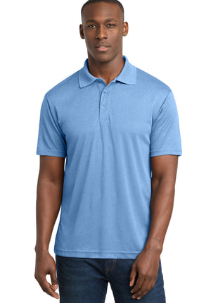 Sport-Tek® PosiCharge® RacerMesh® Polo. ST640 - True Royal Heather | Sport-Tek