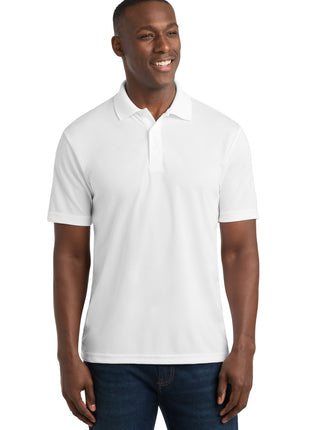 Sport-Tek® PosiCharge® RacerMesh® Polo. ST640 - White | Sport-Tek