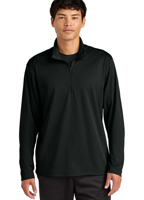Sport-Tek® Micropique Sport-Wick® 1/4-Zip ST672 - Black | Sport-Tek