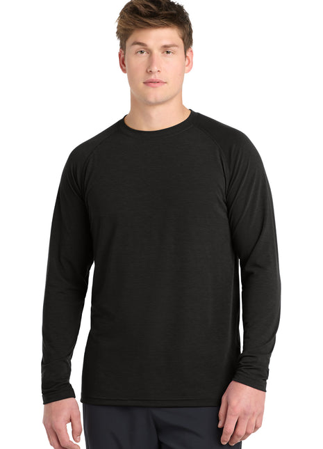 Sport-Tek®  Long Sleeve Ultimate Performance Crew. ST700LS - Black | Sport-Tek