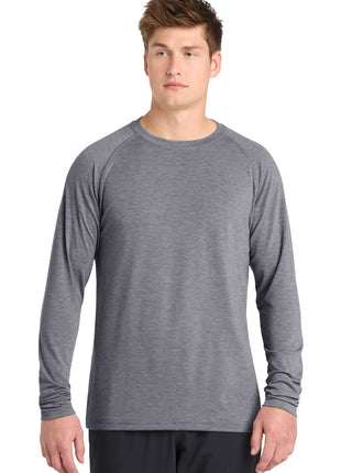 Sport-Tek®  Long Sleeve Ultimate Performance Crew. ST700LS - Heather Grey | Sport-Tek