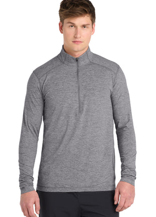 Sport-Tek ® Exchange 1.5 Long Sleeve 1/2-Zip. ST711 - Grey Heather | Sport-Tek