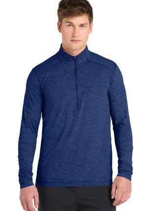 Sport-Tek ® Exchange 1.5 Long Sleeve 1/2-Zip. ST711 - True Royal Heather | Sport-Tek