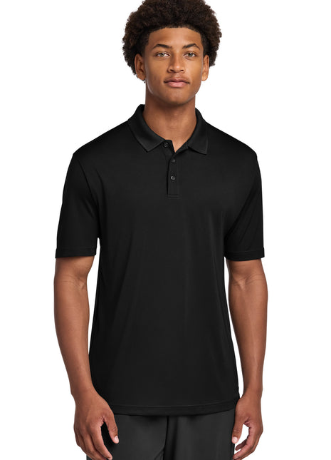 Sport-Tek® PosiCharge® Re-Compete Polo ST725 - Black | Sport-Tek