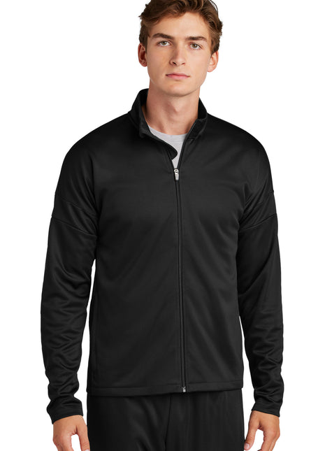 Sport-Tek® Travel Full-Zip Jacket ST800 - Black/ Black | Sport-Tek
