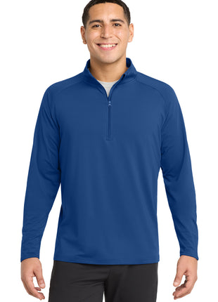 Sport-Tek® Sport-Wick® Stretch 1/4-Zip Pullover. ST850 - True Royal | Sport-Tek