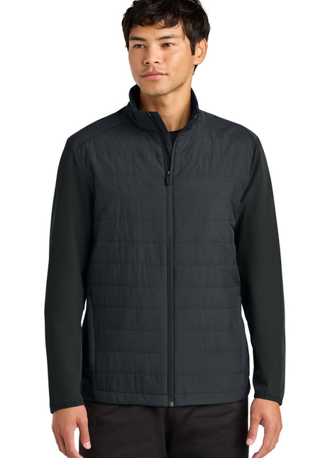 Sport-Tek® Teknical Hybrid Jacket ST940 - Black | Sport-Tek