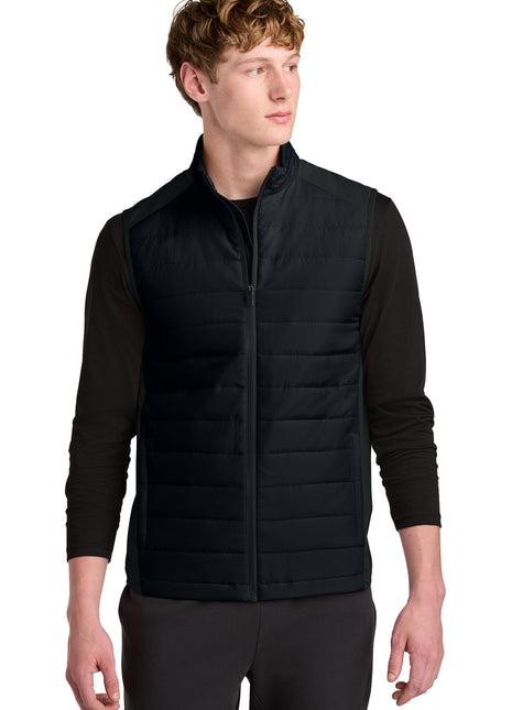 Sport-Tek® Teknical Hybrid Vest ST941 - Black | Sport-Tek