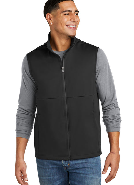 Sport-Tek® Soft Shell Vest ST981 - Deep Black | Sport-Tek