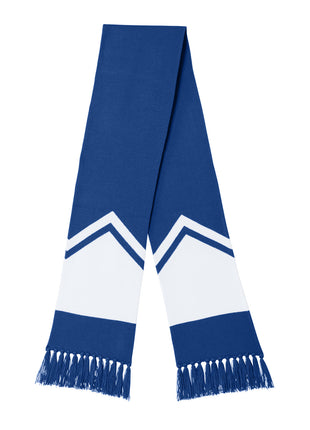 Sport-Tek® Gameday Scarf STA06 - True Royal/ White | Sport-Tek