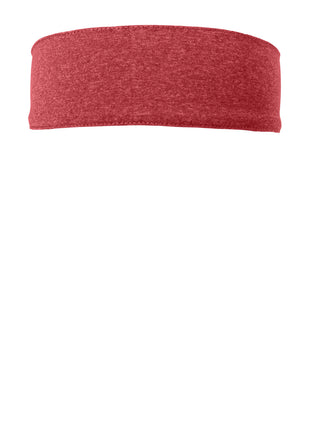 Sport-Tek ® Contender ™ Headband. STA46 - Scarlet Heather | Sport-Tek