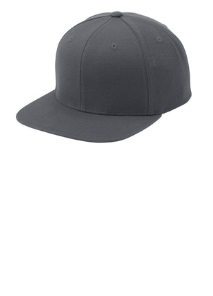 Sport-Tek® YP Classics® Flat Bill Snapback Cap. STC19 - Graphite | Sport-Tek