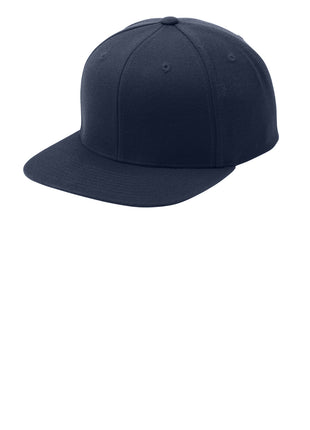 Sport-Tek® YP Classics® Flat Bill Snapback Cap. STC19 - True Navy | Sport-Tek