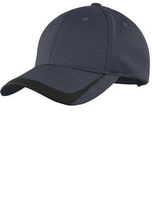 Sport-Tek® Pique Colorblock Cap. STC24 - Graphite/ Black | Sport-Tek