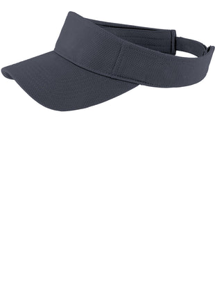 Sport-Tek® PosiCharge® RacerMesh® Visor.  STC27 - Graphite | Sport-Tek