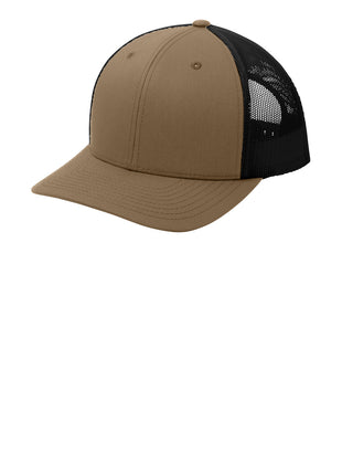 Sport-Tek® YP Classics® Retro Trucker Cap. STC39 - Elm Brown/ Black | Sport-Tek