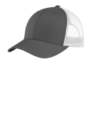 Sport-Tek® YP Classics® Retro Trucker Cap. STC39 - Graphite/ White | Sport-Tek