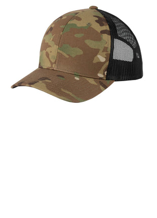 Sport-Tek® YP Classics® Retro Trucker Cap. STC39 - Multicam | Sport-Tek