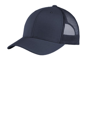 Sport-Tek® YP Classics® Retro Trucker Cap. STC39 - True Navy/ True Navy | Sport-Tek