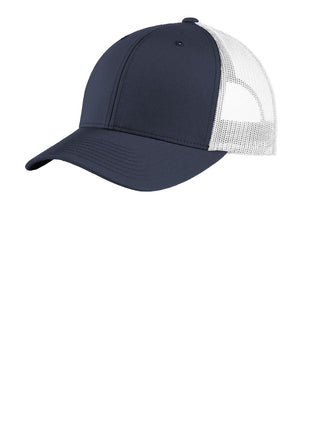 Sport-Tek® YP Classics® Retro Trucker Cap. STC39 - True Navy/ White | Sport-Tek