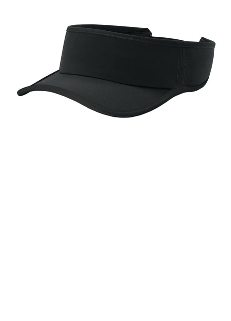 Sport-Tek® Repeat Visor STC57 - Black/ Black | Sport-Tek
