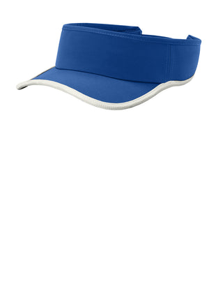 Sport-Tek® Repeat Visor STC57 - True Royal/ White | Sport-Tek