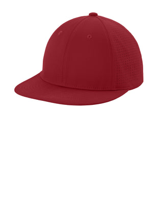 Sport-Tek® Pro-Cut Stretch-Tek Cap STC64 - Deep Red | Sport-Tek
