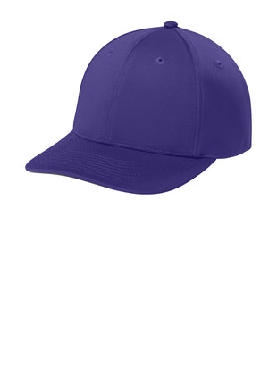 Sport-Tek® Impact Mesh Stretch-Tek Adjustable Cap STC71 - Purple | Sport-Tek