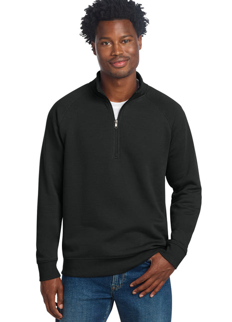 Sport-Tek® Drive Fleece 1/4-Zip Pullover STF202 - Black | Sport-Tek