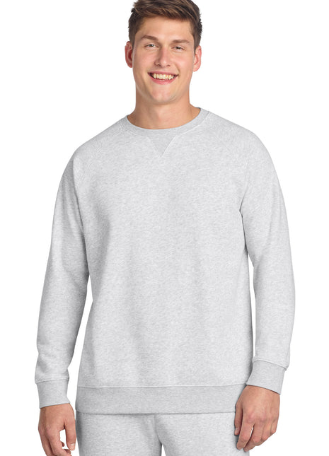 Sport-Tek® Drive Fleece Crewneck STF203 - Athletic Heather | Sport-Tek