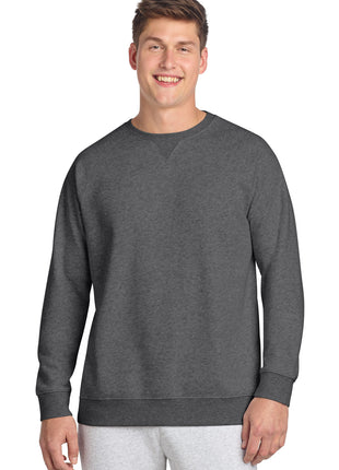 Sport-Tek® Drive Fleece Crewneck STF203 - Graphite Heather | Sport-Tek