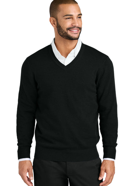 Port Authority® Easy Care V-Neck Sweater SW2850 - Deep Black | Port Authority
