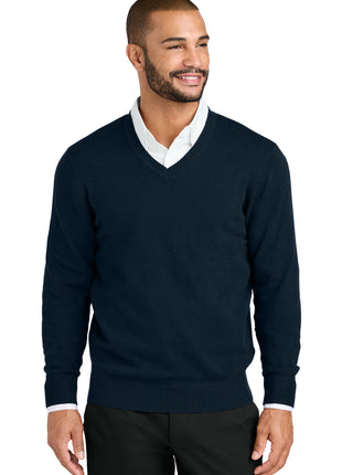 Port Authority® Easy Care V-Neck Sweater SW2850 - River Blue Navy | Port Authority