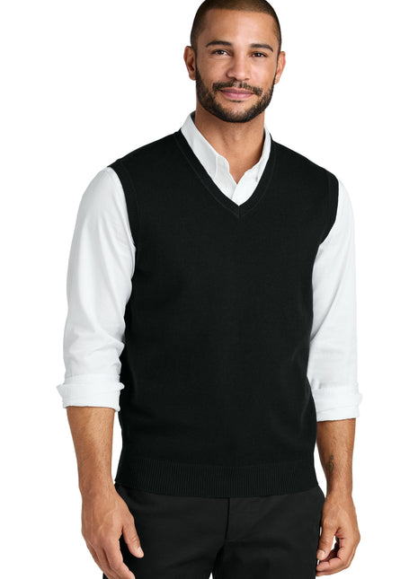 Port Authority® Easy Care Sweater Vest SW2860 - Deep Black | Port Authority