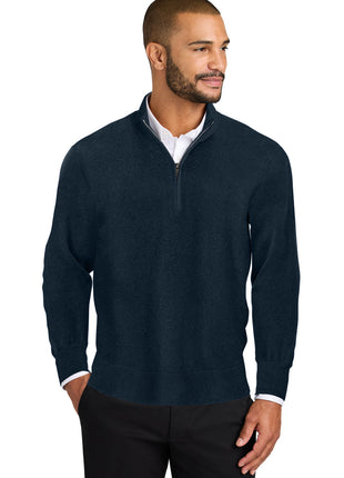 Port Authority® Easy Care 1/4-Zip Sweater SW2900 - River Blue Navy | Port Authority