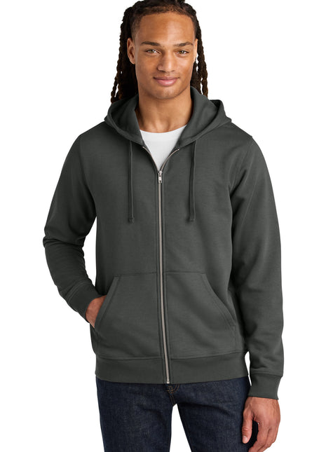 Stanley/Stella® Unisex Mixer Full-Zip Hooded Sweatshirt SXU011 - Anthracite | Stanley/Stella