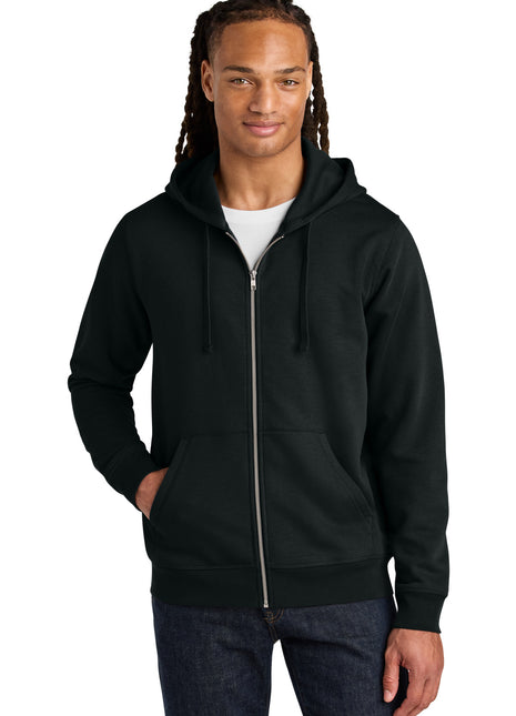 Stanley/Stella® Unisex Mixer Full-Zip Hooded Sweatshirt SXU011 - Black | Stanley/Stella