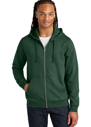 Stanley/Stella® Unisex Mixer Full-Zip Hooded Sweatshirt SXU011 - Bottle Green | Stanley/Stella