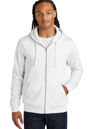 Stanley/Stella® Unisex Mixer Full-Zip Hooded Sweatshirt SXU011 - White | Stanley/Stella