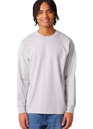 Stanley/Stella® Unisex Freestyler Heavyweight Long Sleeve Tee SXU023 - Cool Heather Grey | Stanley/Stella