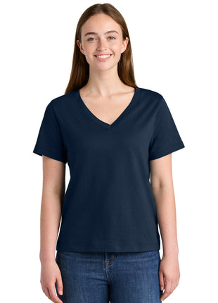 Stanley/Stella® Women's Stella Isla V-Neck Tee SXW032 - French Navy | Stanley/Stella