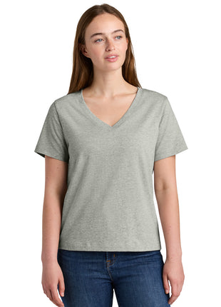 Stanley/Stella® Women's Stella Isla V-Neck Tee SXW032 - Heather Grey | Stanley/Stella