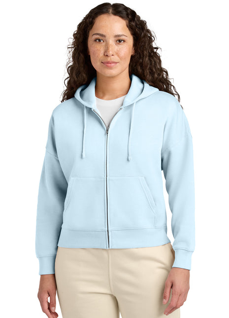 Stanley/Stella® Women's Stella Ida Full-Zip Hooded Sweatshirt SXW037 - Blue Ice | Stanley/Stella