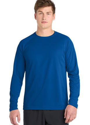 Sport-Tek® Dry Zone® Long Sleeve Raglan T-Shirt. T473LS - True Royal | Sport-Tek