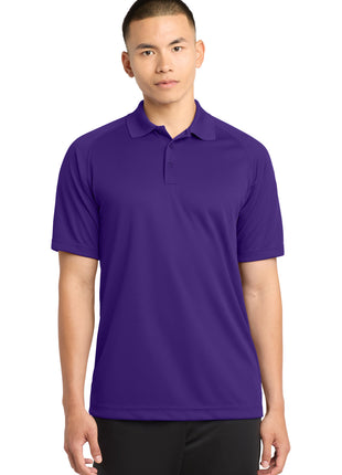 Sport-Tek® Dry Zone® Raglan Polo. T475 - Purple | Sport-Tek