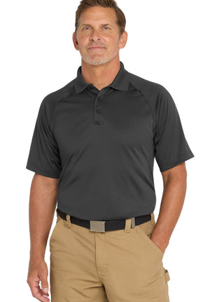 CornerStone® Tall Select Snag-Proof Tactical Polo. TLCS410 - Charcoal | CornerStone