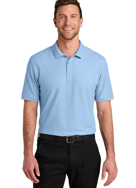 Port Authority® Tall Wearever Signature Pique Polo TLK200 - Cloud Blue | Port Authority