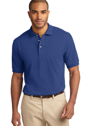 Port Authority® Tall Heavyweight Cotton Pique Polo.  TLK420 - Royal | Port Authority